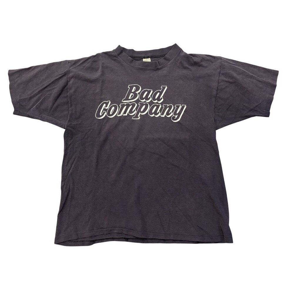 Bad Company Vintage Memphis 77 Short Sleeve T-Shirt in Faded Black